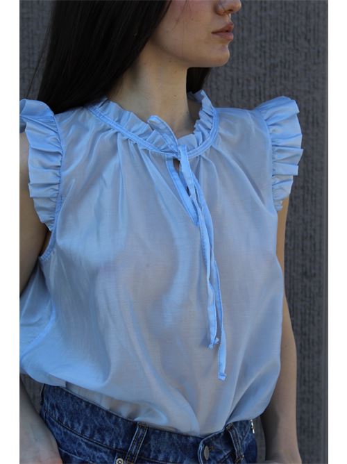 Blusa smanicata DIECI MINUTI | 12932